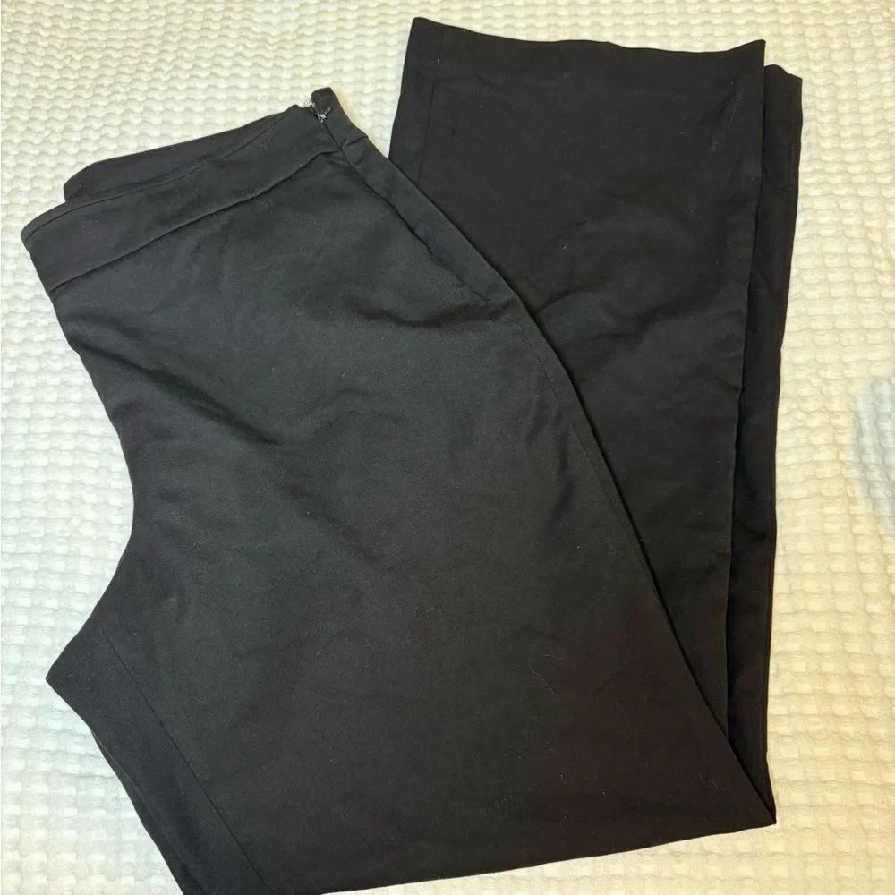 White House Black Market Black “The Slim” Tall Long side zip